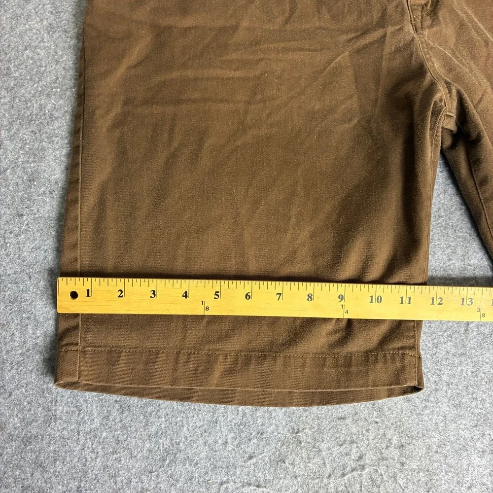 Volcom Mens Size 40x10 Modern Stretch Chino Shorts Brown Skateboard Surf